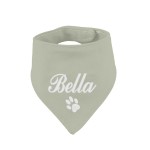 Bandana dla psa z imieniem szara