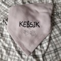 koc dla psa szary z imieniem sweetapszka 2