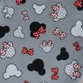 tkanina szara minnie apaszki dla psów