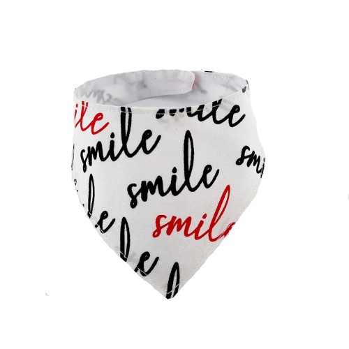 bandana dla psa wzór smile