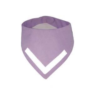 Bandana dla psa odblaskowa lila