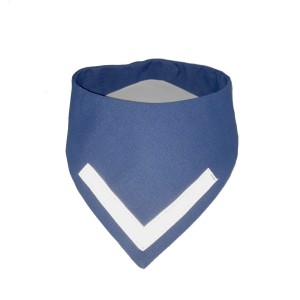 Bandana dla psa odblaskowa niebieska