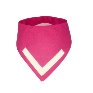 Bandana dla psa odblaskowa różowa