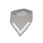 Bandana dla psa odblaskowa szara