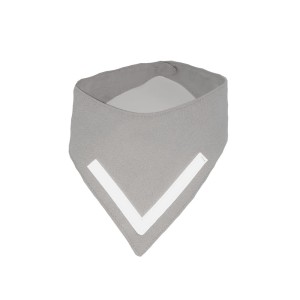 Bandana dla psa odblaskowa szara