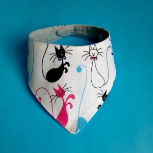 Bandana dla psa wzór kotki