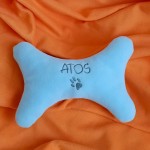 Poduszka dla psa do legowiska niebieska