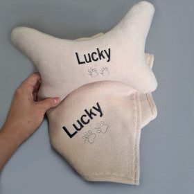 zestaw dla psa beżowy lucky